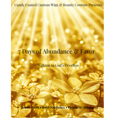 7 Days of Abundance &  Favor  E-Book Candy Coated Faith Collection
