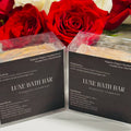 Mahogany Teakwood Luxe Bath Bar