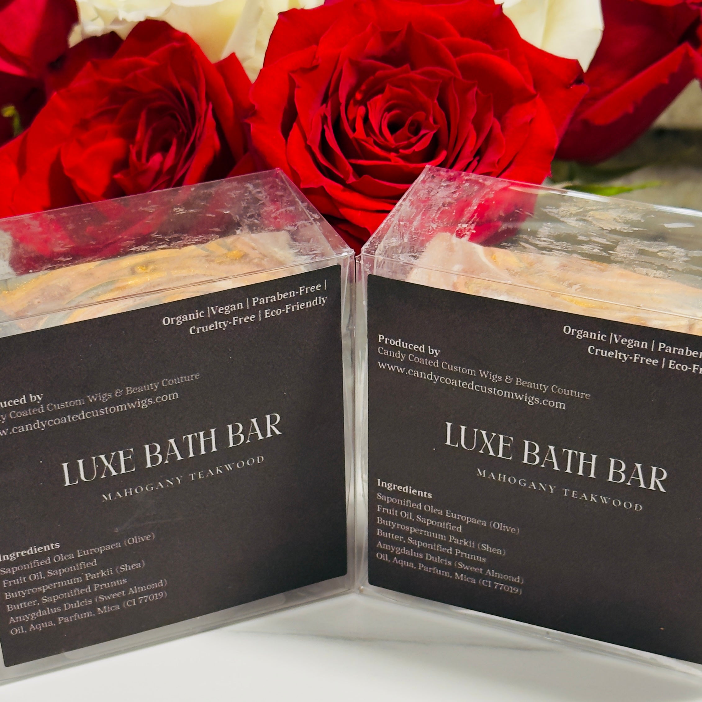 Mahogany Teakwood Luxe Bath Bar