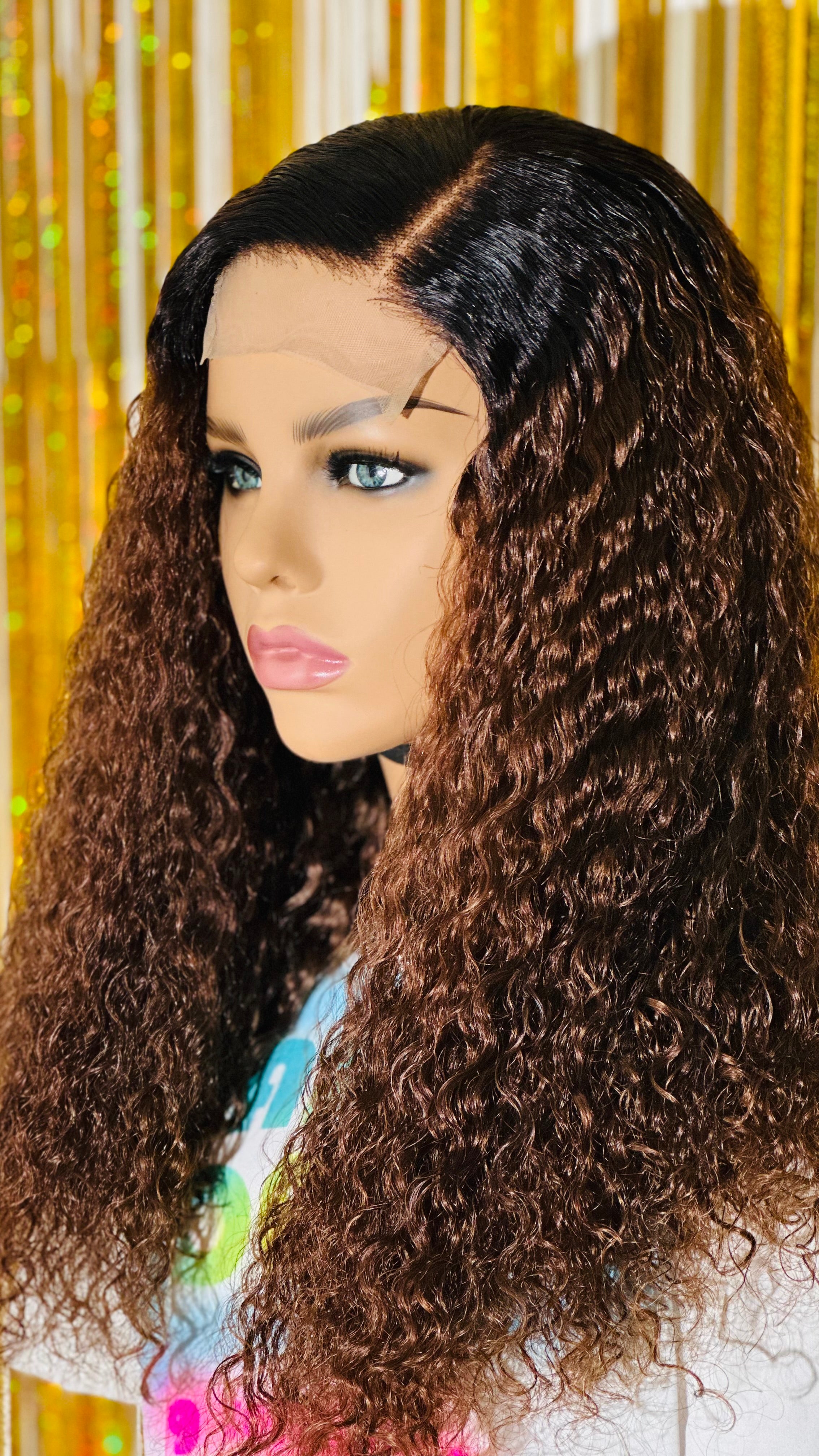 Ombré Coco Water Wave Wig