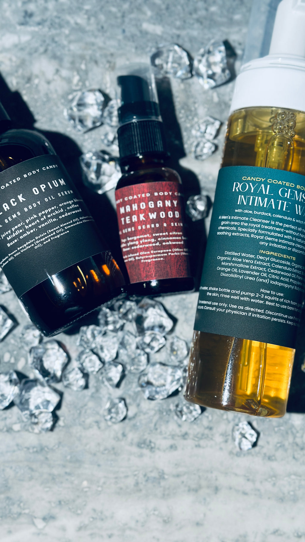 Royal Gems Luxe Beard Cleanser Black Opium 8oz