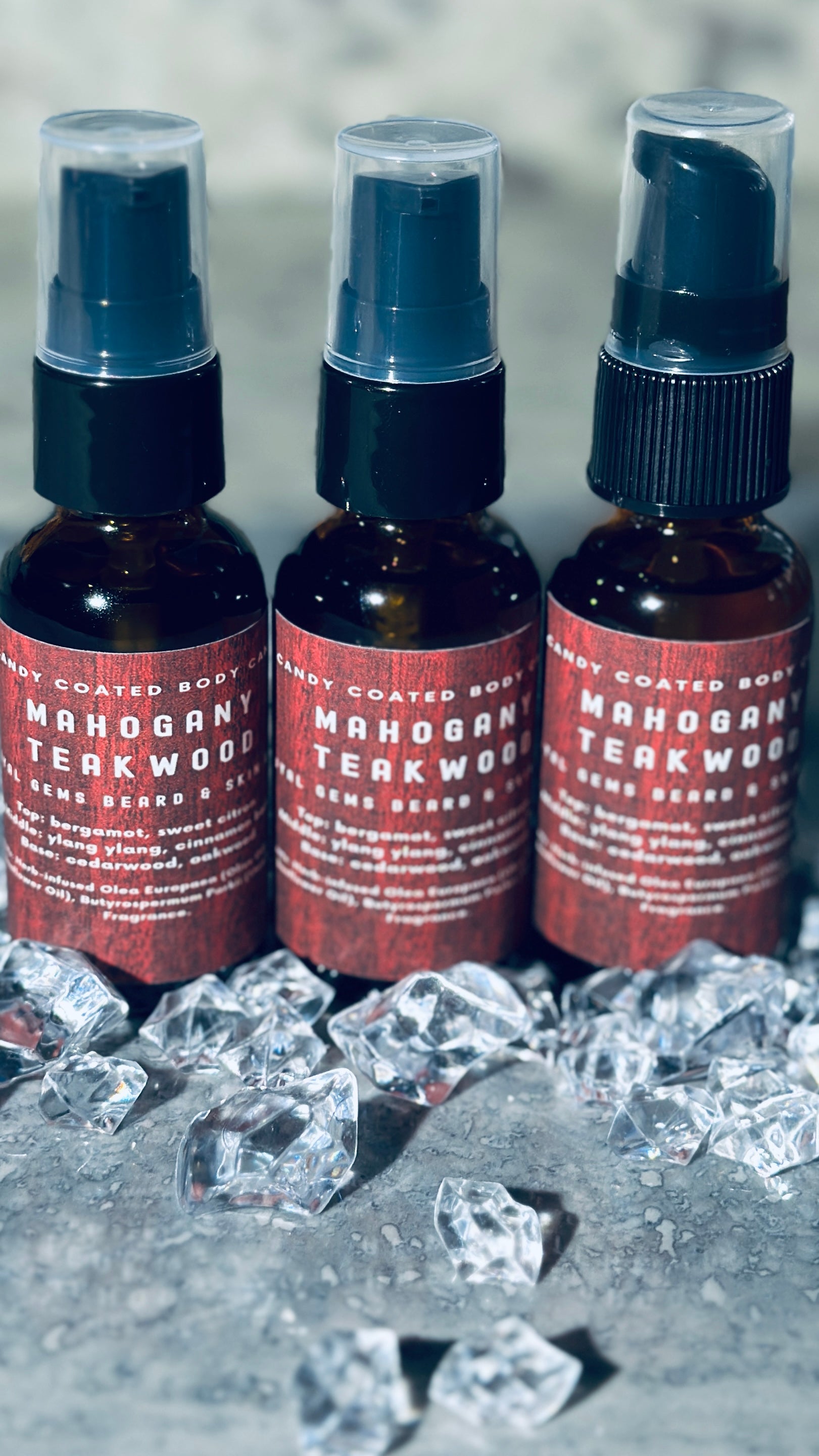 Royal Gems Beard & Skin Oil Mahogany Teakwood 1oz