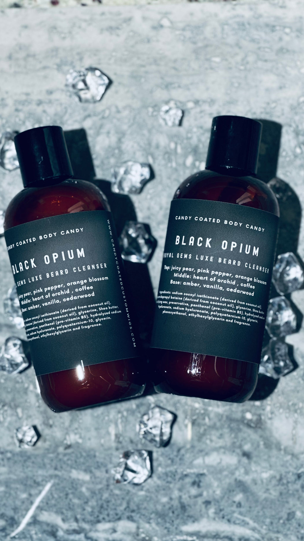 Royal Gems Luxe Beard Cleanser Black Opium 8oz