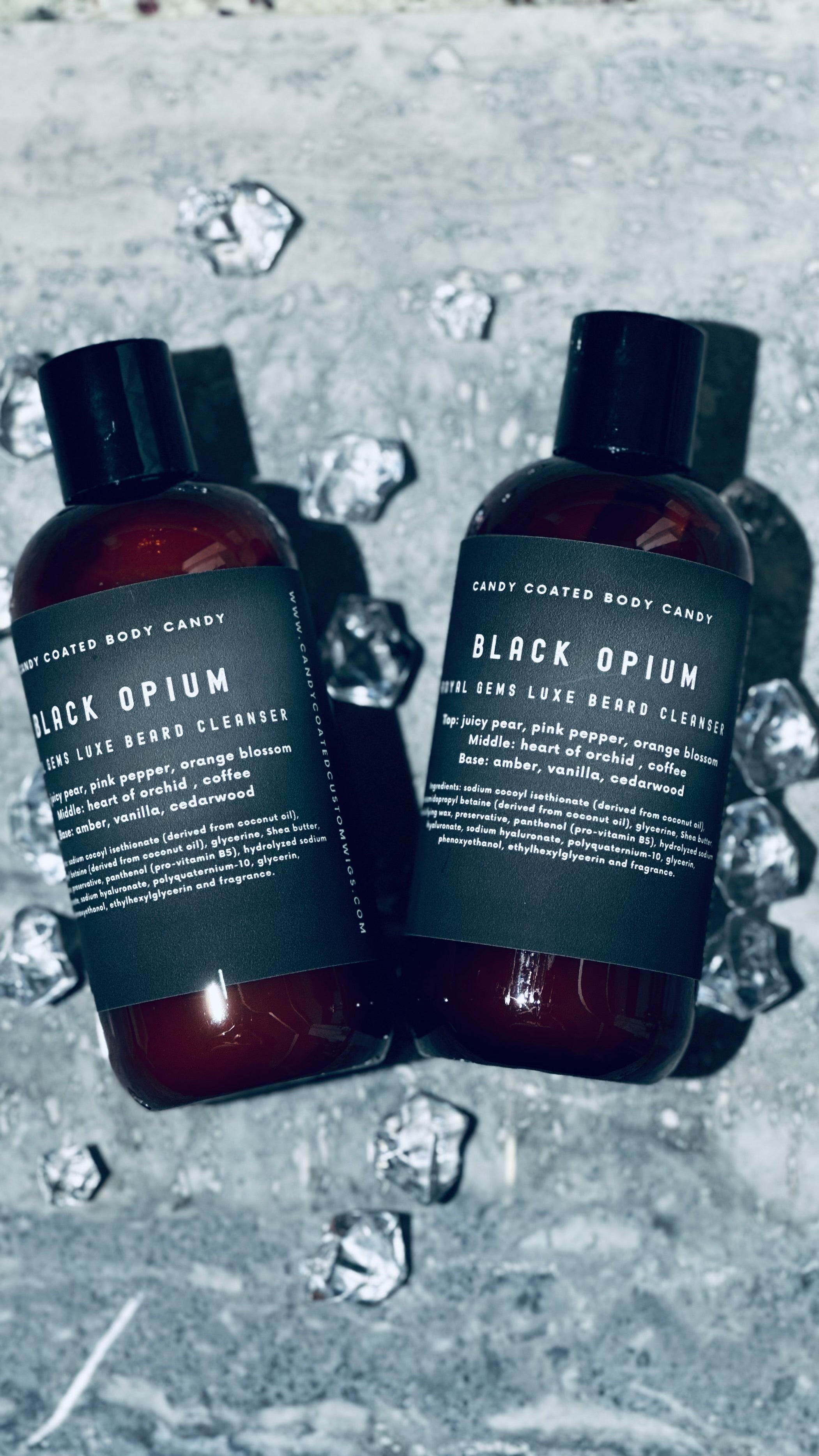 Royal Gems Luxe Beard Cleanser Black Opium 8oz