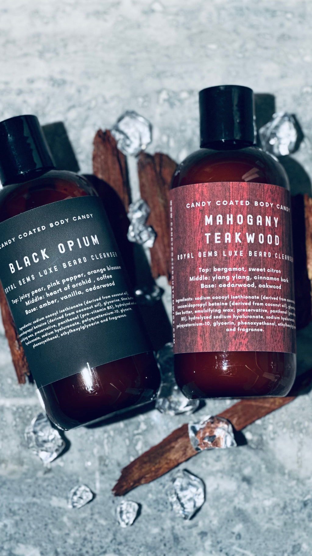 Royal Gems Luxe Beard Cleanser Black Opium 8oz