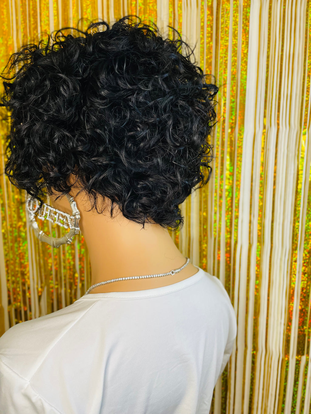 Candy Coated Deep Curly Pixie