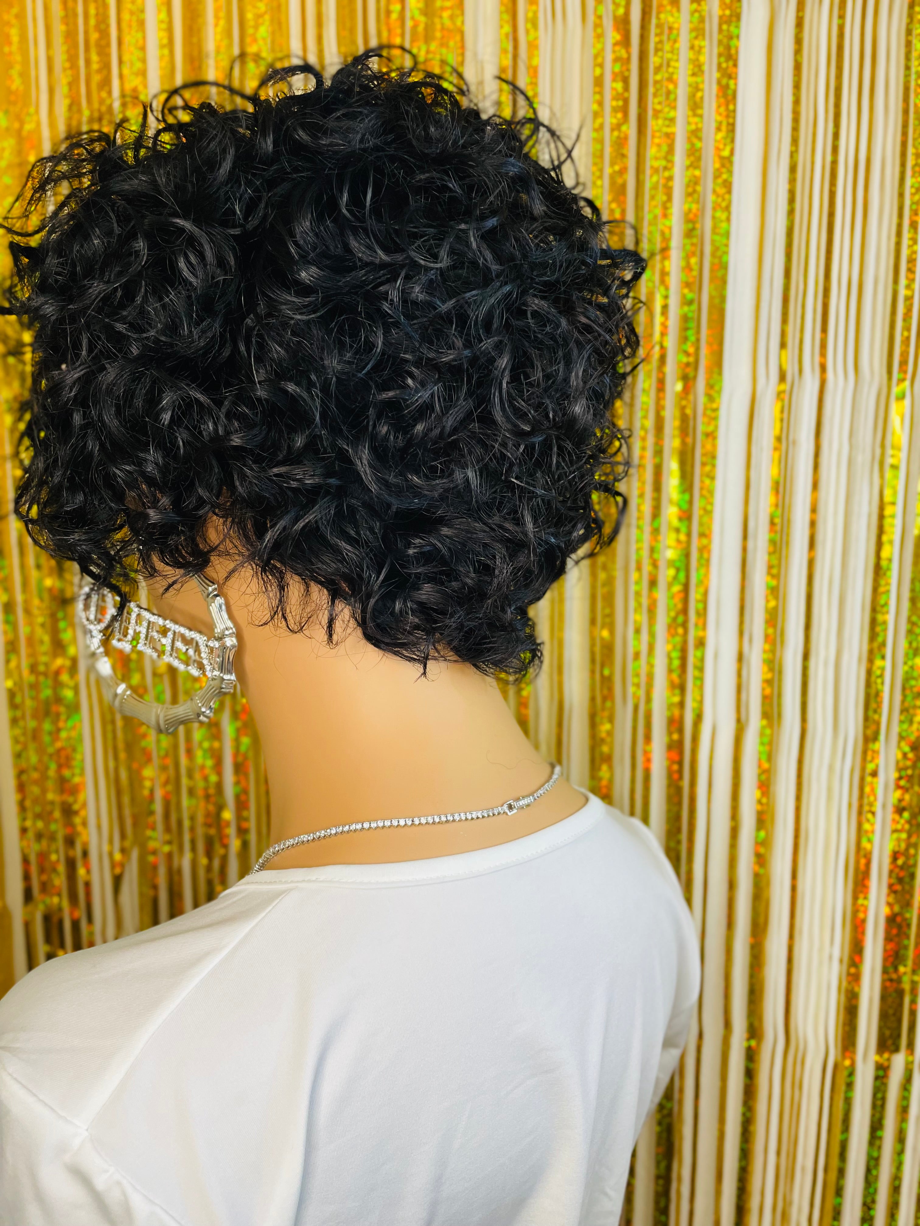 Candy Coated Deep Curly Pixie